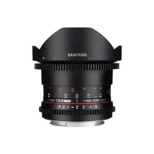 Samyang 8mm T3.8 VDSLR UMC Fish Eye CS II Lens for Canon EF Mount Black
