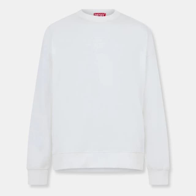 Diesel Mens Roby Crew Sweatshirt Off White male S