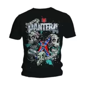 Pantera - Texas Skull Unisex XX-Large T-Shirt - Black
