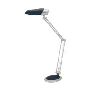 Toucan Desk Task Lamp Black Silver