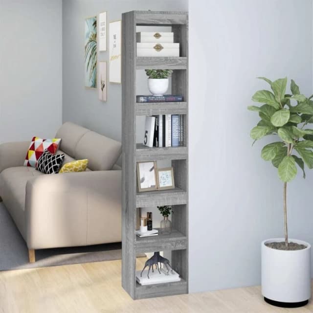 VIDAXL Vidaxl - Book Cabinet/Room Divider Grey Sonoma 40x30x198cm 8720286844281