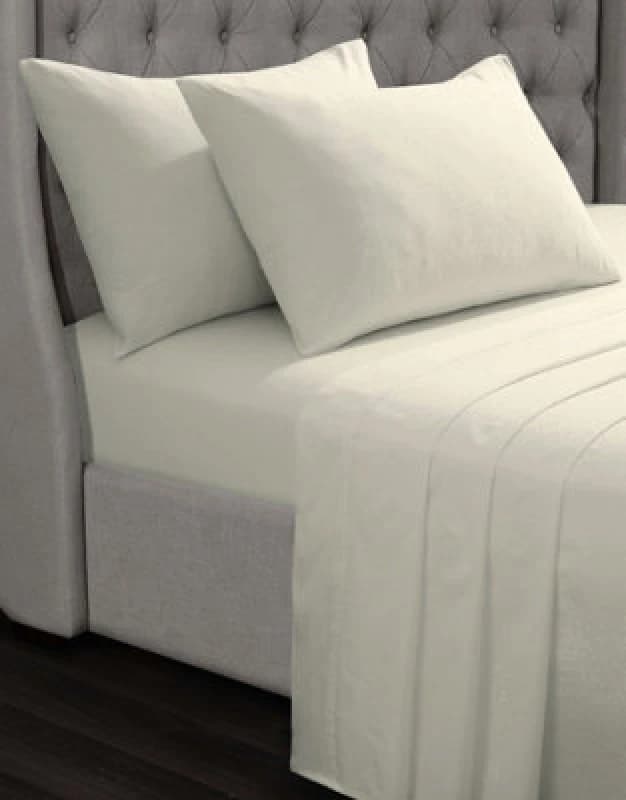 Smart Living Super Luxury Cotton 35Cm Deep Fitted Sheet Soft And Hypoallergenic