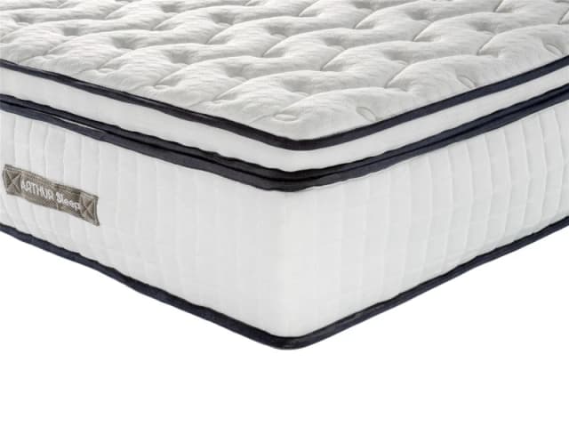 Arthur Sleep King Arthur Mattress in White White Unisex King
