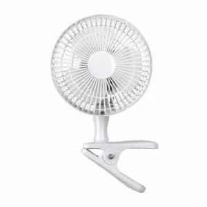 Zexum White 6" Clip On Portable Cooling Fan