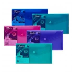 Polyfile Wallet Dl Electra Astd Pack of 5