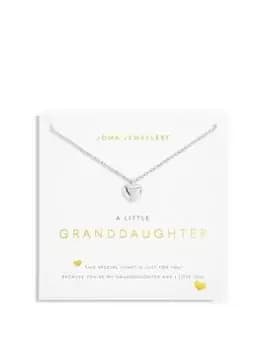 Joma Jewellery A LITTLE GRANDDAUGHTER NECKLACE, Silver, Women