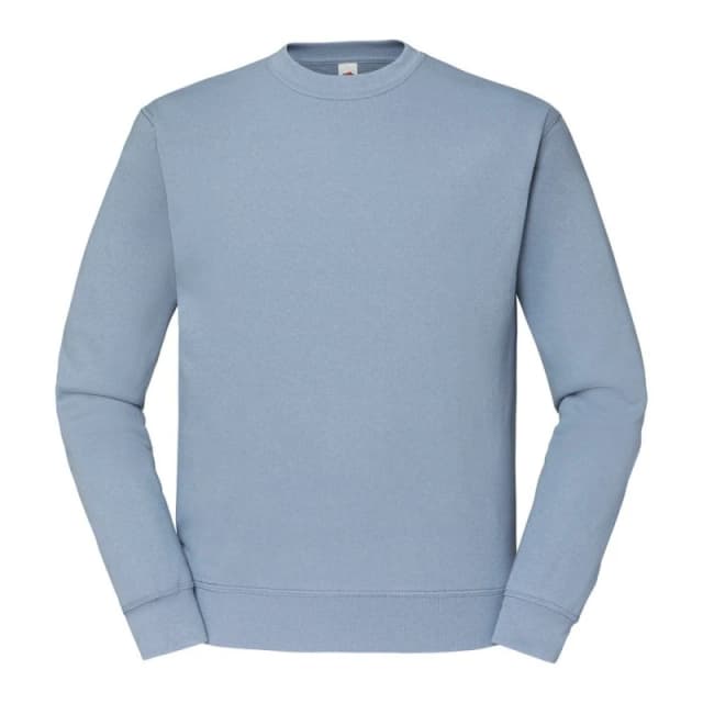 Fruit Of The Loom Fruit of the Loom Men Classic 80 20 Set-in Sweatshirt in Blue Size: Small Blue S Male 5063238613065