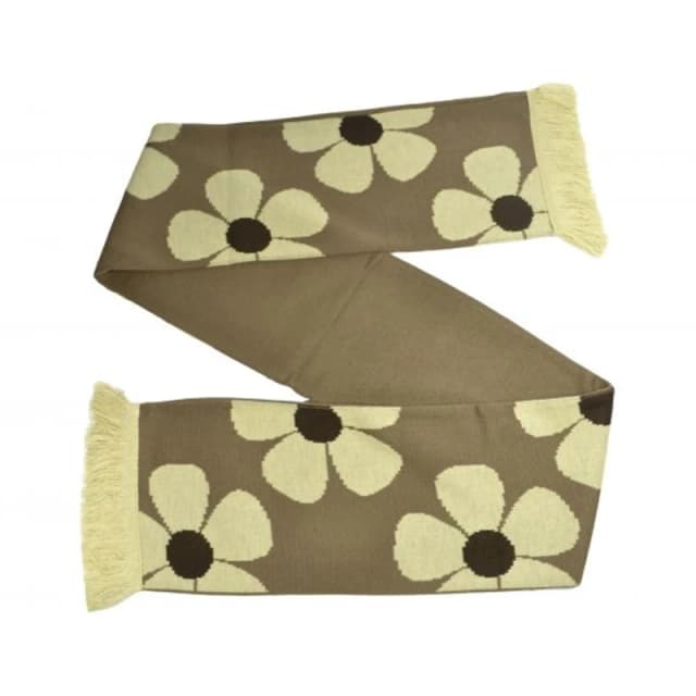 Ultratec Clothing Mens Flowers Fashion Scarf in Brown Brown Male One Size