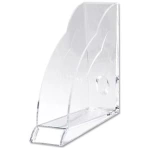 Rexel Nimbus Magazine Rack Clear - Single