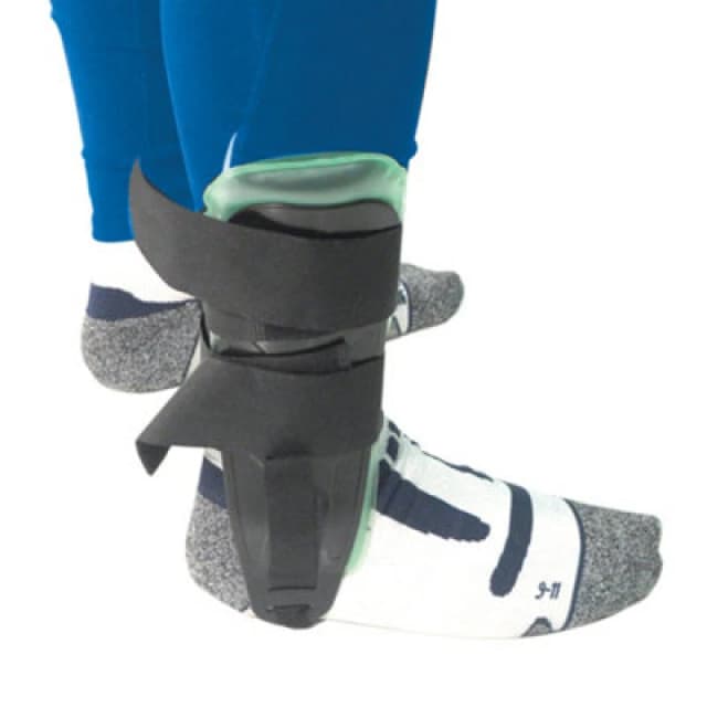 Loops Universal Air/Gel Ankle Brace - Adjustable Heel Strap - Heat Therapy Gel Pads Multi