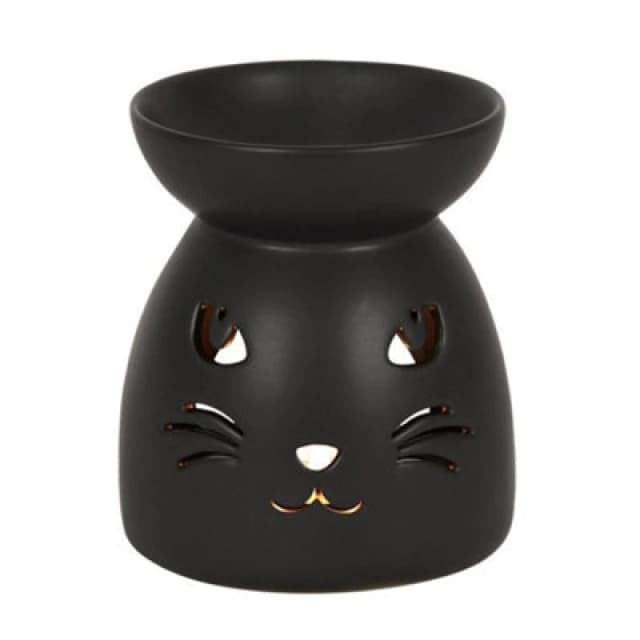 Something Different Something Different Cat Oil Burner in Black One Size Unisex 5059699454378