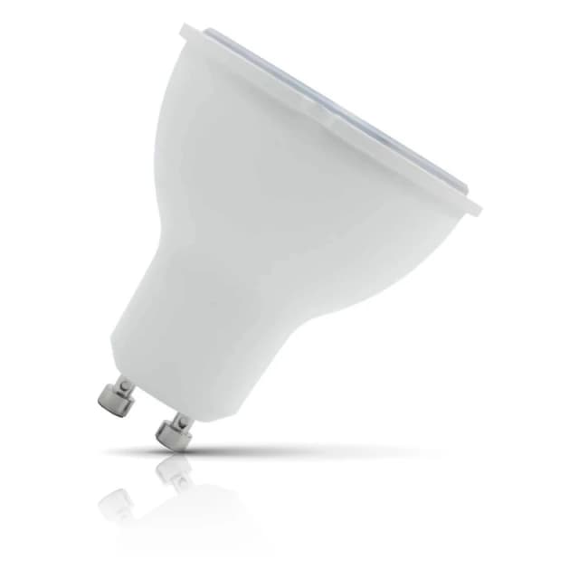 Opus LED GU10 Spotlight Light Bulb 5W (30W Eqv) Dim Warm White 3000K Halogen Replacement Frosted