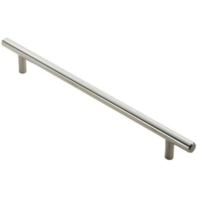 Loops Round T Bar Cabinet Pull Handle 828 x 12mm 768mm Fixing Centres Satin Nickel Metallics unisex