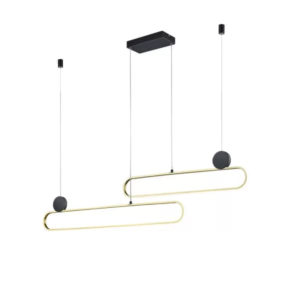 Grant Modern 54W LED Pendant Ceiling Light Brass Matt 2300-3000-4000K