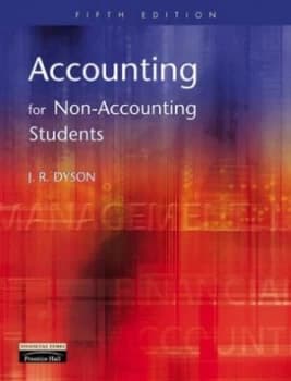 Accounting for Non-Accounting Students by J.R. Dyson Paperback