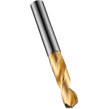 R520 3.00MM Carbide CDX Straight Shank Stub Drill - TiN Coated