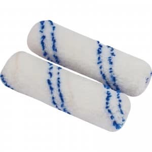 Draper Microfibre Paint Roller Sleeves 100mm Pack of 2