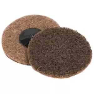 Sealey PTCQC75C Quick-Change Preparation Pad Ø75mm Coarse Pack of 10