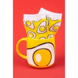 Haribo Fried Egg Ceramic Mug and Sock Set