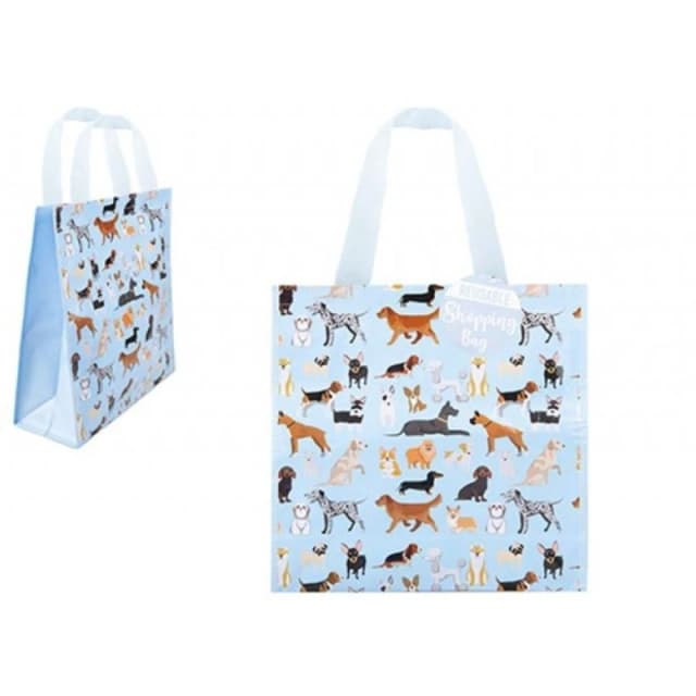 PMS Dogs Design Reusable Woven Shopping Bag Multi unisex