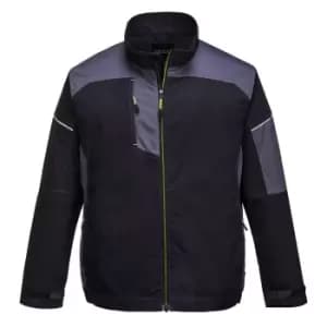 PW3 Mens Urban Work Jacket Black / Grey L