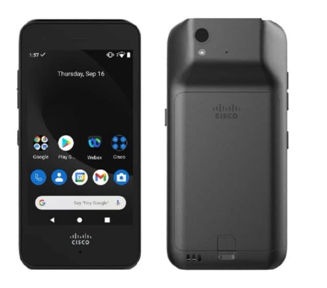 Cisco Cisco 840 10.2cm (4") Android 10 USB Type-C 3 GB 32GB 3040 mAh Black CP-840-BUN-K9