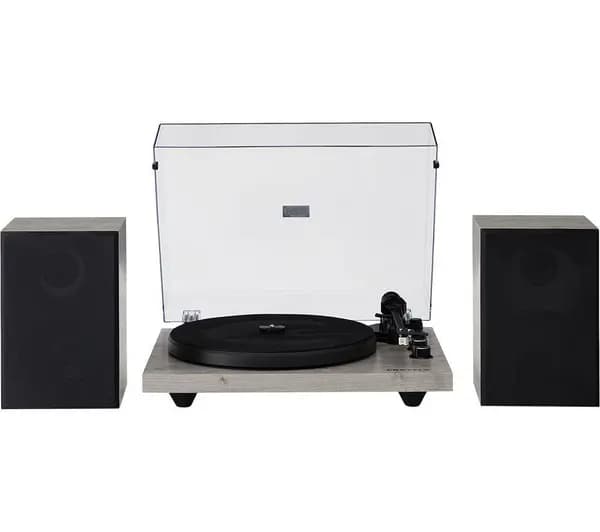 CROSLEY C62B Belt Drive Bluetooth Turntable - Grey, Silver/Grey 710244248884
