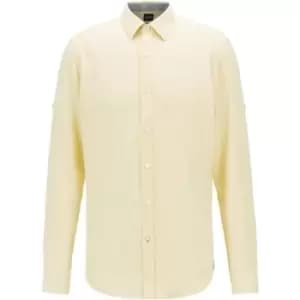 Boss Boss Lukas Shirt Mens - Yellow