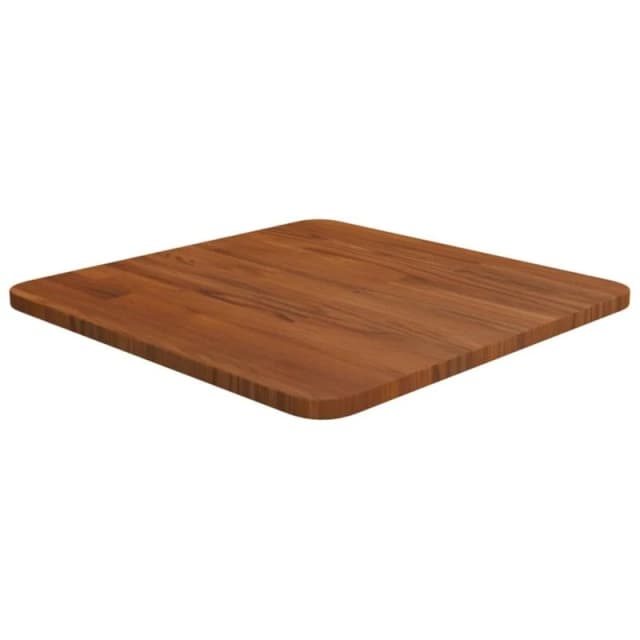 Vidaxl Square Table Top Dark Brown 40X40X1.5Cm Treated Solid Wood Oak, Brown 343014