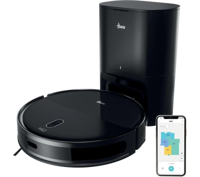 HOOVER HG2 Turbo Slim Hydro Pro Robot Vacuum Cleaner - Black 8059019110288