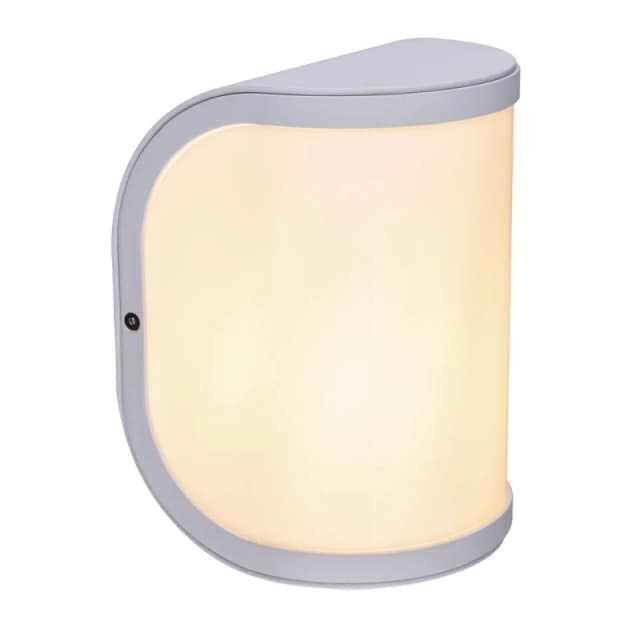 Netlighting Segga Outdoor Flush Wall Lamp White IP44 1x E27 White Unisex