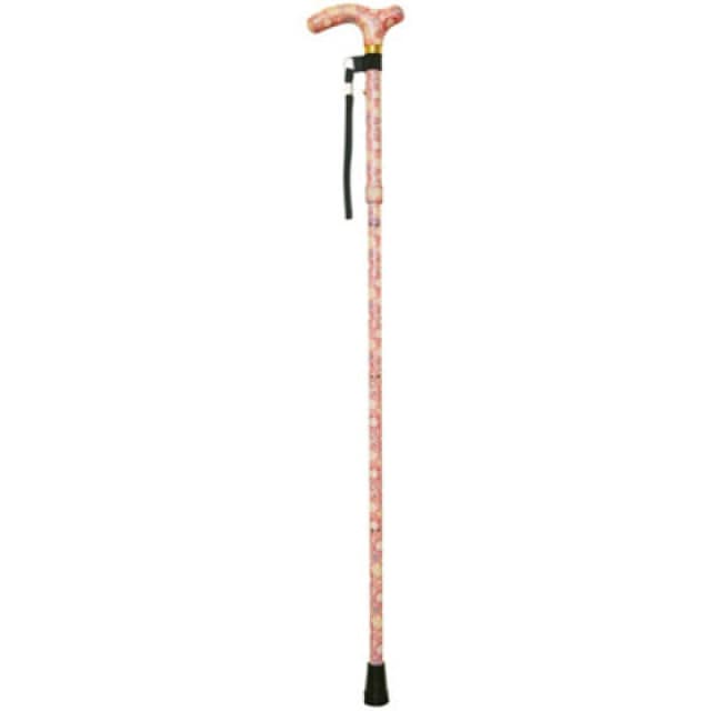 Loops Deluxe Ambidextrous Foldable Walking Cane - 5 Height Settings - Printemps Multi