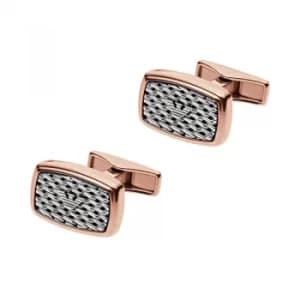 Emporio Armani PVD EGS2143221 Rose Plated Cufflinks