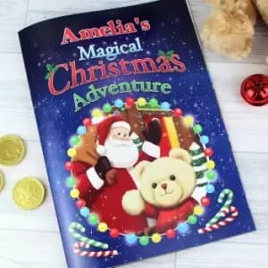 Personalised Magical Christmas Adventure Story Book, Multi