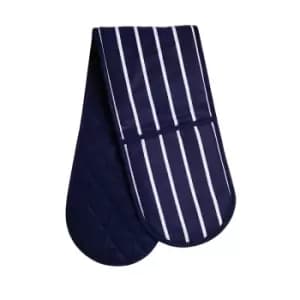 Double Oven Glove in Stripe Print