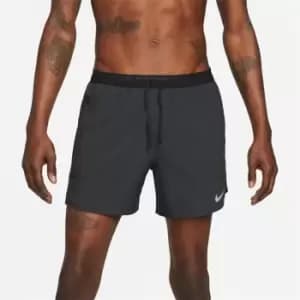 Nike Dri-FIT Stride Mens 5 Brief-Lined Running Shorts - Black