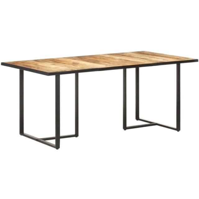 VIDAXL Dining Table 180cm Rough Mango Wood Vidaxl 8720286069950