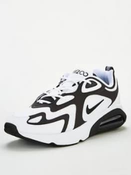 Nike Air Max 200 - White/Black, Size 10.5, Men