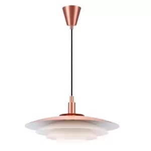 Bretagne Dome Pendant Ceiling Light Copper G9