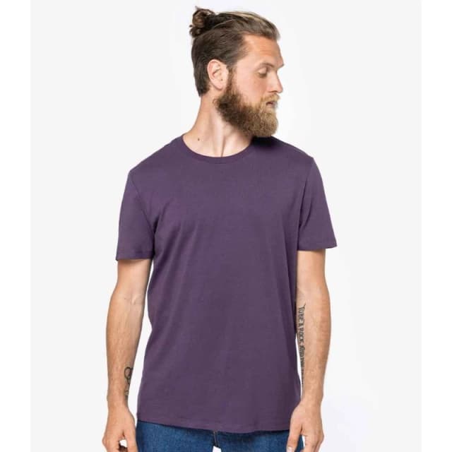 Native Spirit Mens T-Shirt in Plum Size: XS Plum Male XS