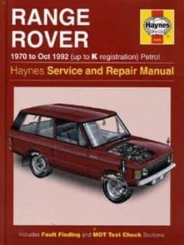 Range Rover Service and Repair Manual by P Methuen and Ian Coomber Hardback