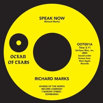 Richard Marks - Speak Now Vinyl