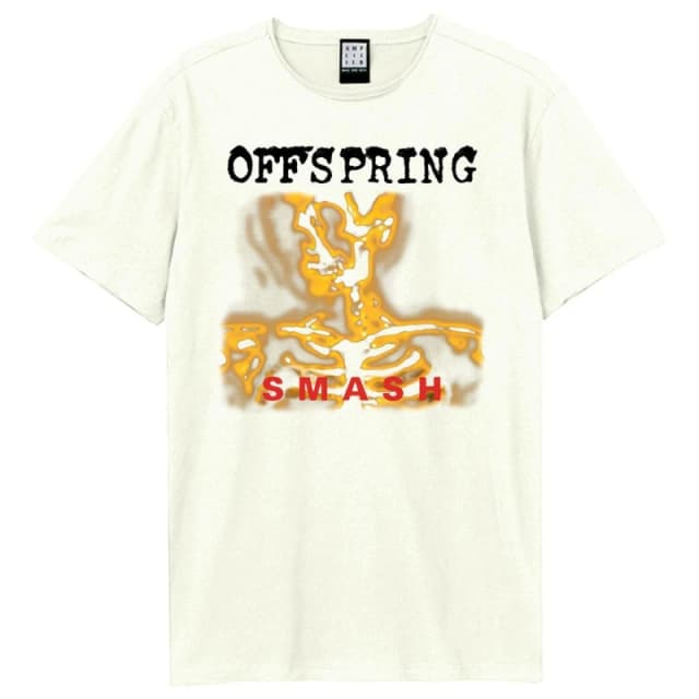 Amplified Amplified Men Smash Offspring T-Shirt in White Size: X-Small White XS Male 5063693885410