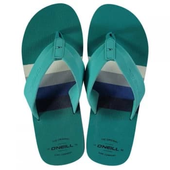ONeill Imprint Pattern Flip Flops Mens - Green AOP