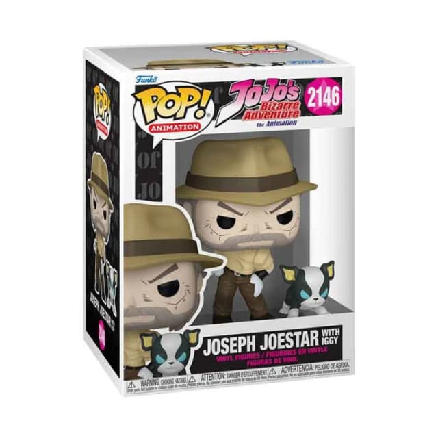 AJ Toys & Books Funko JoJo's Bizarre Adventure POP! & Buddy Animation Vinyl Figures Joseph & Iggy