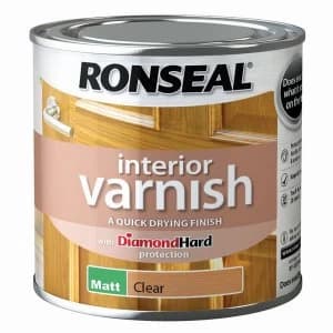 Ronseal Quick Dry Varnish - Clear Matt - 250ml