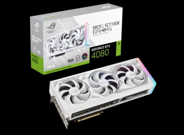ASUS ROG Strix GeForce RTX 4080 SUPER 16GB GDDR6X White Edition - 90YV0KB3-M0NA00