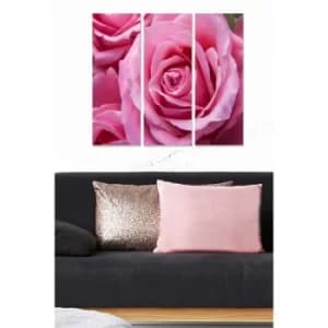 MDF194117 Multicolor Decorative MDF Painting (3 Pieces)