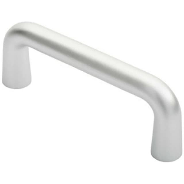 Loops Rounded D Shaped Bar Handle 150mm x 22mm Diameter Satin Anodised Aluminium Multi