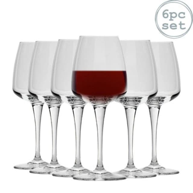 Bormioli Rocco Aurum Red Wine Glasses - 520ml - Pack of 6 Clear
